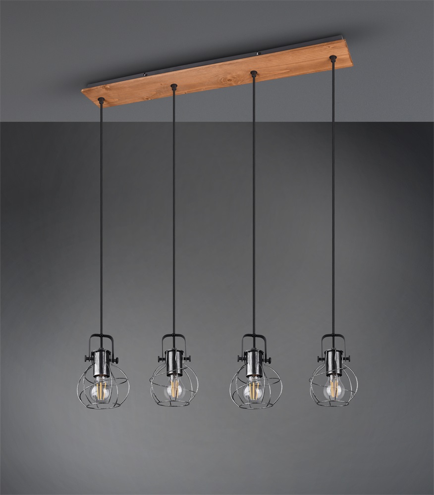 TRIO 305300488 Madras antik ezüst mennyezeti lámpa