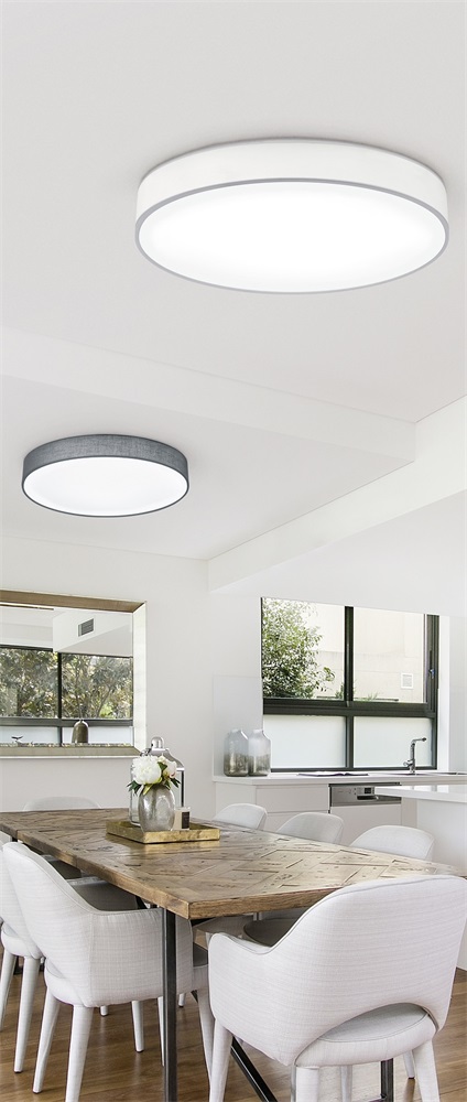 TRIO 621915501 Lugano 75 cm átmérő fehér mennyezeti lámpa