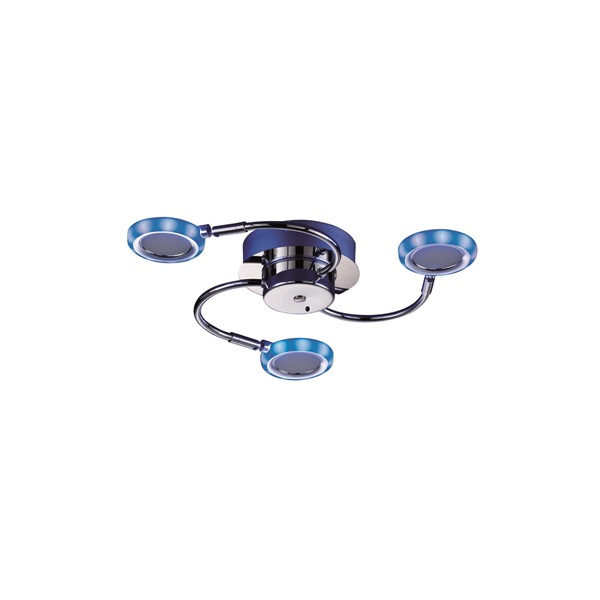 TRIO 624410306 Turner 3-as mennyezeti lámpa