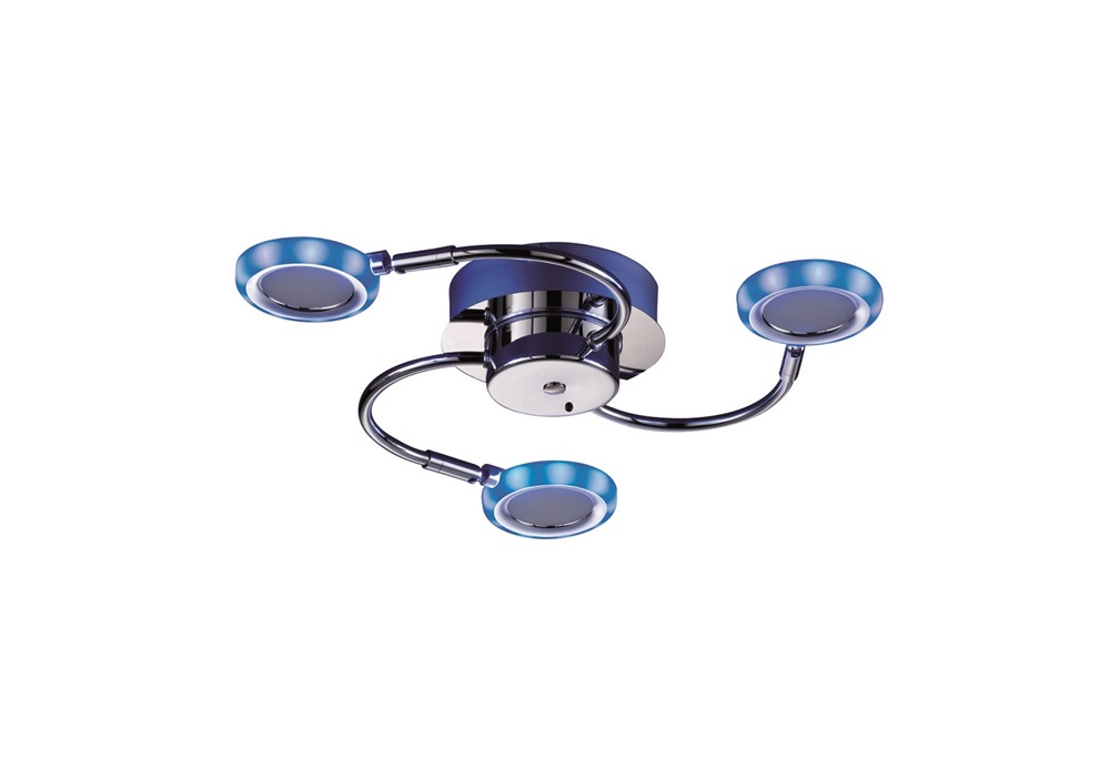 TRIO 624410306 Turner 3-as mennyezeti lámpa