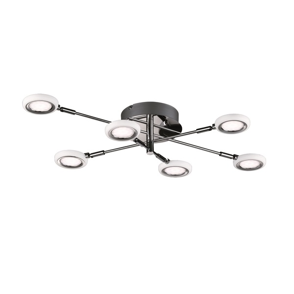 TRIO 624410606 Turner 6-os mennyezeti lámpa