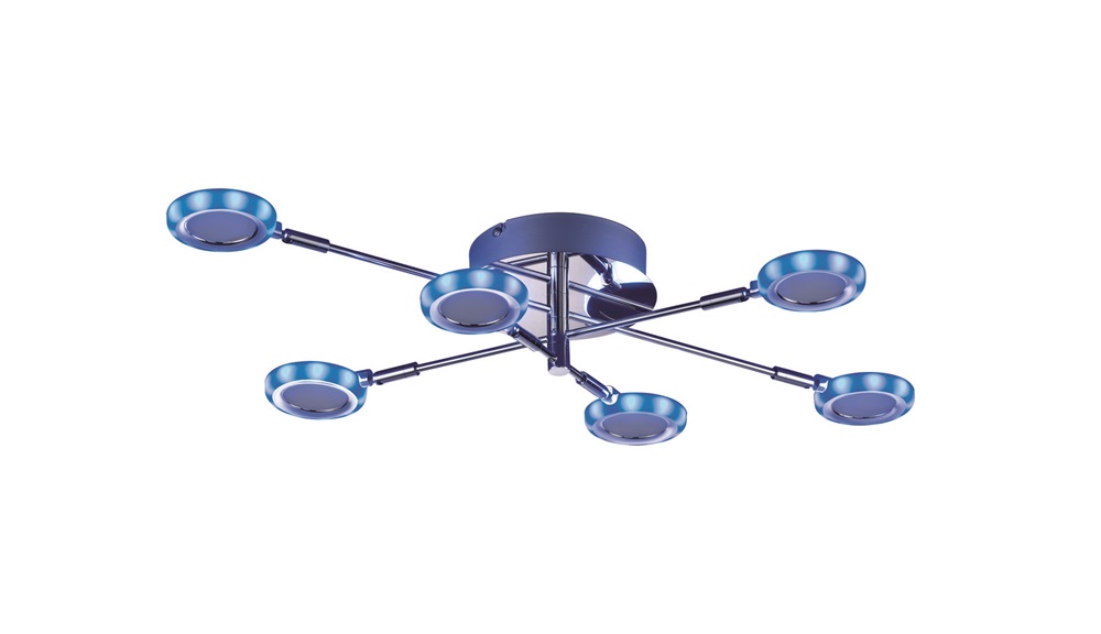 TRIO 624410606 Turner 6-os mennyezeti lámpa