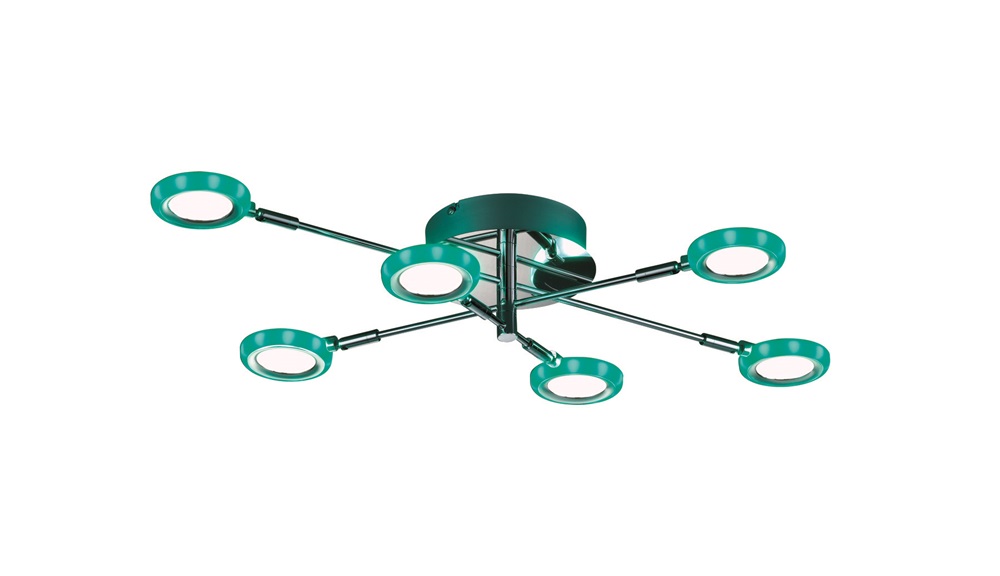 TRIO 624410606 Turner 6-os mennyezeti lámpa