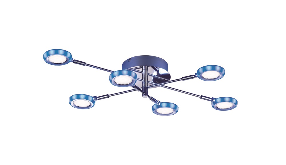 TRIO 624410606 Turner 6-os mennyezeti lámpa