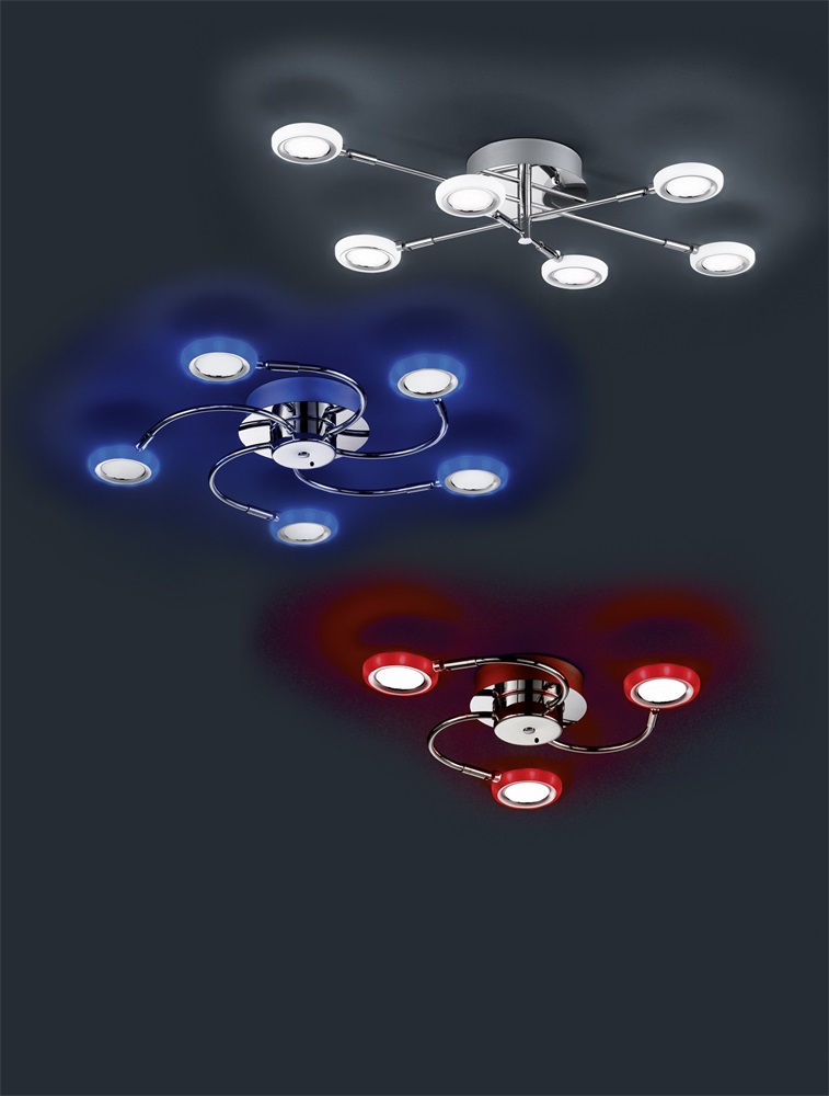 TRIO 624410606 Turner 6-os mennyezeti lámpa