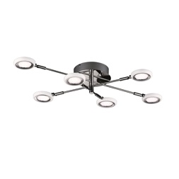 TRIO 624410606 Turner 6-os mennyezeti lámpa