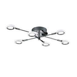 TRIO 624410606 Turner 6-os mennyezeti lámpa