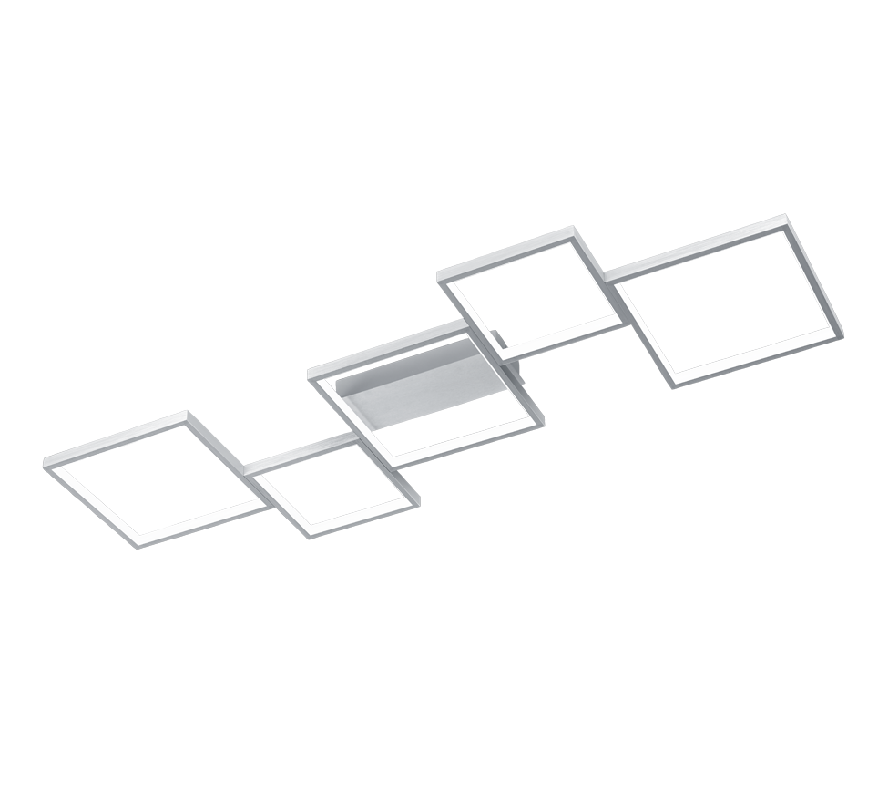 TRIO 627710505 Sorrento szürke fényerőszabályzós fali/mennyezeti LED lámpa