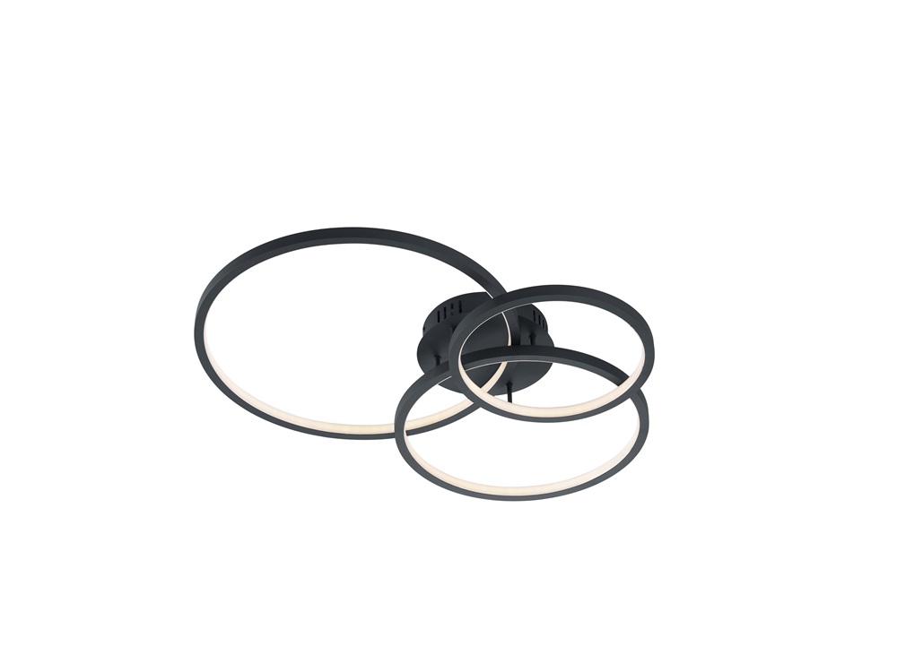 TRIO 652710342 AARON 40W RGBW-LED/ 3000-6000K/ 3200Lm antracit mennyezeti lámpatest
