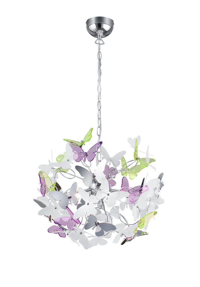 TRIO R30214017 Butterfly 28W G9 króm függesztett lámpatest