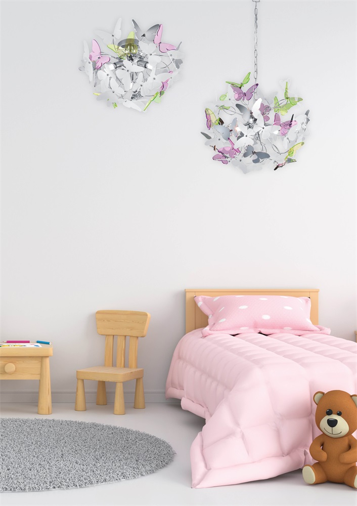 TRIO R30214017 Butterfly 28W G9 króm függesztett lámpatest