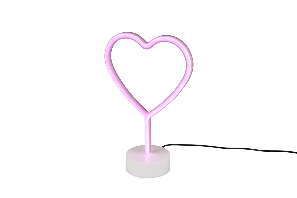 TRIO R55210101 Heart 30,5 cm USB asztali lámpa