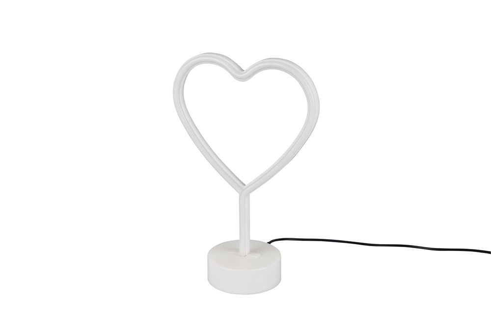 TRIO R55210101 Heart 30,5 cm USB asztali lámpa