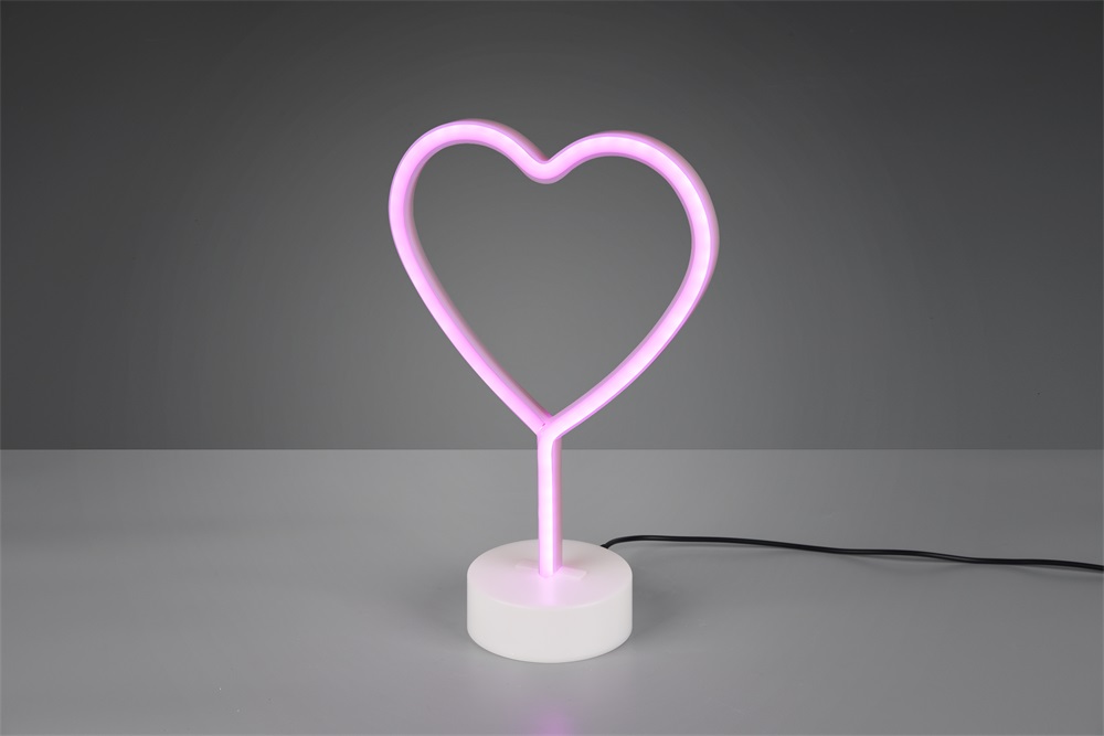 TRIO R55210101 Heart 30,5 cm USB asztali lámpa