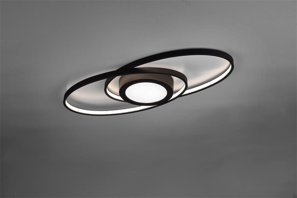 TRIO R62991142 Galaxy antracit szürke fényerőszabályzós LED mennyezeti lámpa