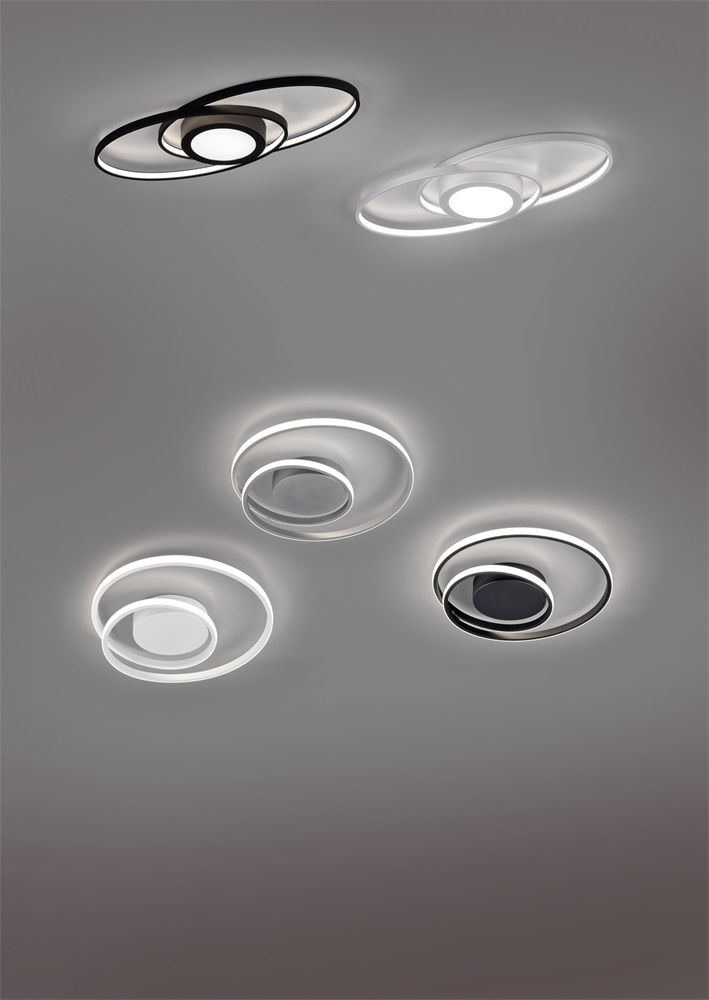 TRIO R62991142 Galaxy antracit szürke fényerőszabályzós LED mennyezeti lámpa