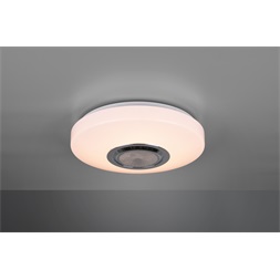 TRIO R69021101 Maia 33cm átmérő mennyezeti lámpa, BT hangszóróval, távirányítóval