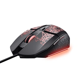 TRUST 25749 GXT 113 Felox led világítással fekete gamer egér