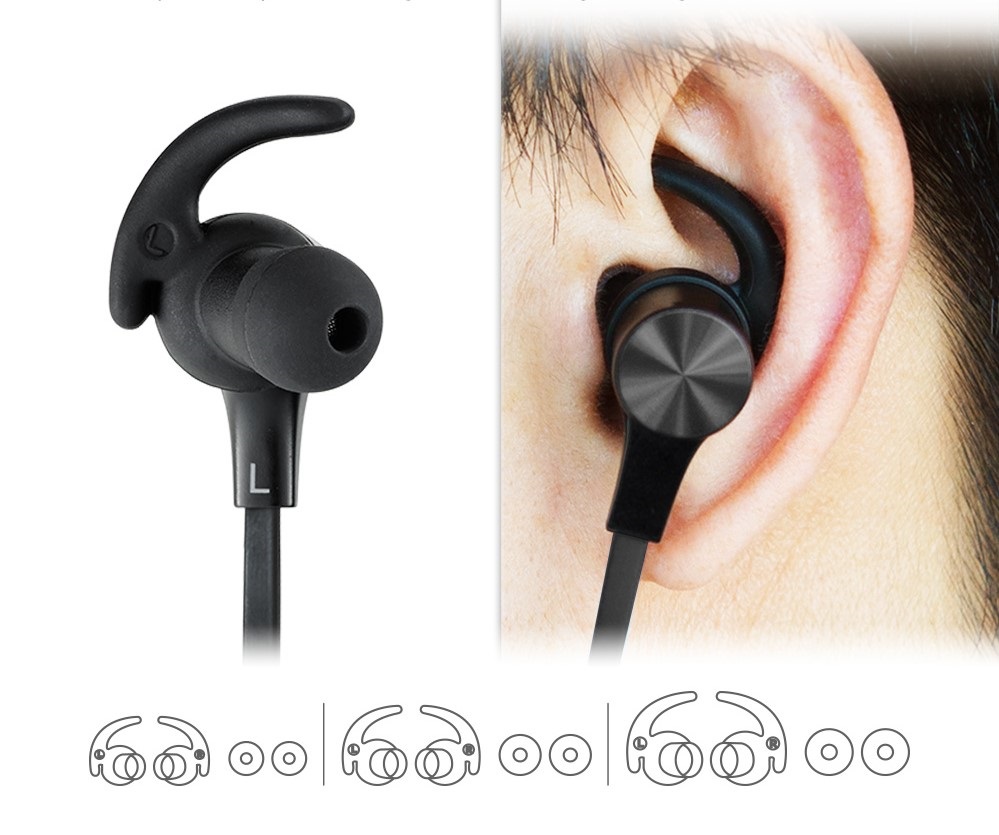 Taotronics TT-BH07 Bluetooth sztereó fekete sport fülhallgató