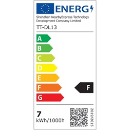 Taotronics TT-DL13 alumínium ezüst LED lámpa