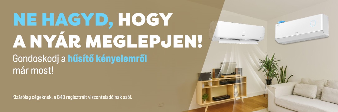 Tavaszi frissesség, azonnal elérhető klímák! 