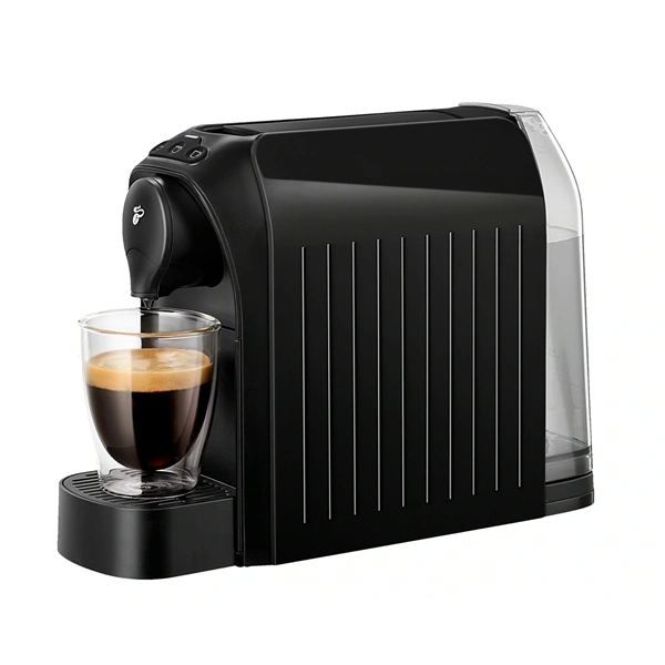 Tchibo Cafissimo Easy Black kapszulás kávéfőző +Caf. Espresso Elegant Aroma 8x10db + Caf. Espresso Intense Aroma 8x10db