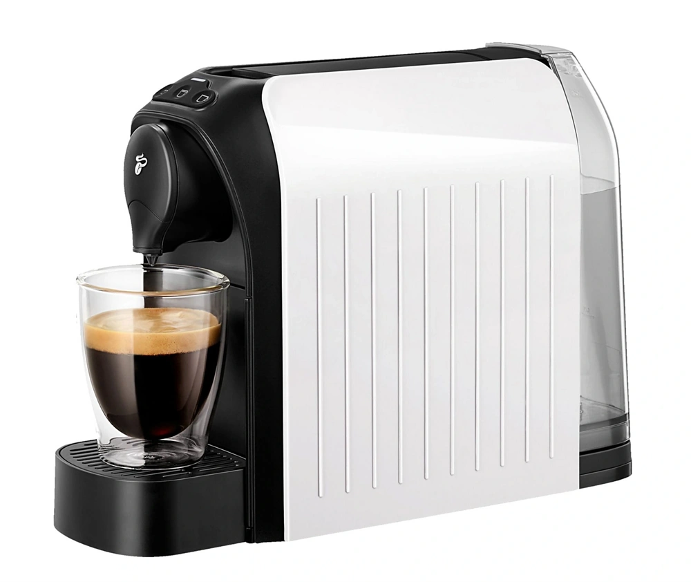 Tchibo Cafissimo Easy White kapszulás kávéfőző +Caf. Espresso Elegant Aroma 8x10db + Caf. Espresso Intense Aroma 8x10db