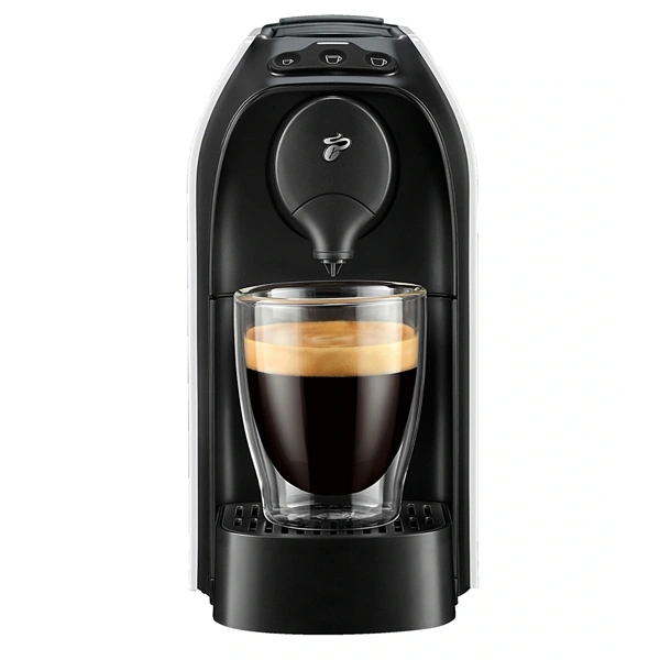 Tchibo Cafissimo Easy White kapszulás kávéfőző +Caf. Espresso Elegant Aroma 8x10db + Caf. Espresso Intense Aroma 8x10db