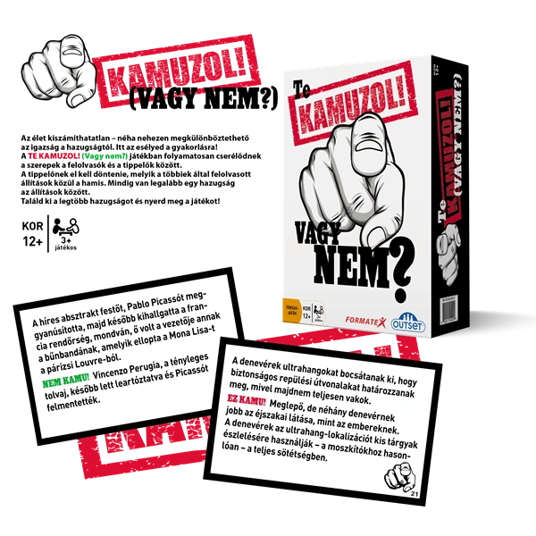Te kamuzol! (Vagy nem?) társasjáték