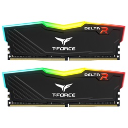 Teamgroup 32GB/3600MHz DDR-4 T-FORCE DELTA RGB (Kit! 2db 16GB)  (TF3D432G3600HC18JDC01) memória