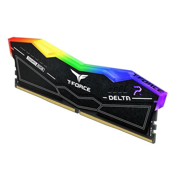 Teamgroup 32GB 6400MHz DDR-5 T-Force Delta (Kit! 2db 16GB) (FF3D532G6400HC40BDC01) fekete memória