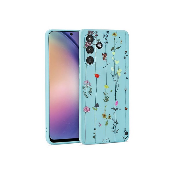 Tech-Protect FN0530 Samsung SM-A546 Galaxy A54 5G Mood garden kék szilikon hátlap