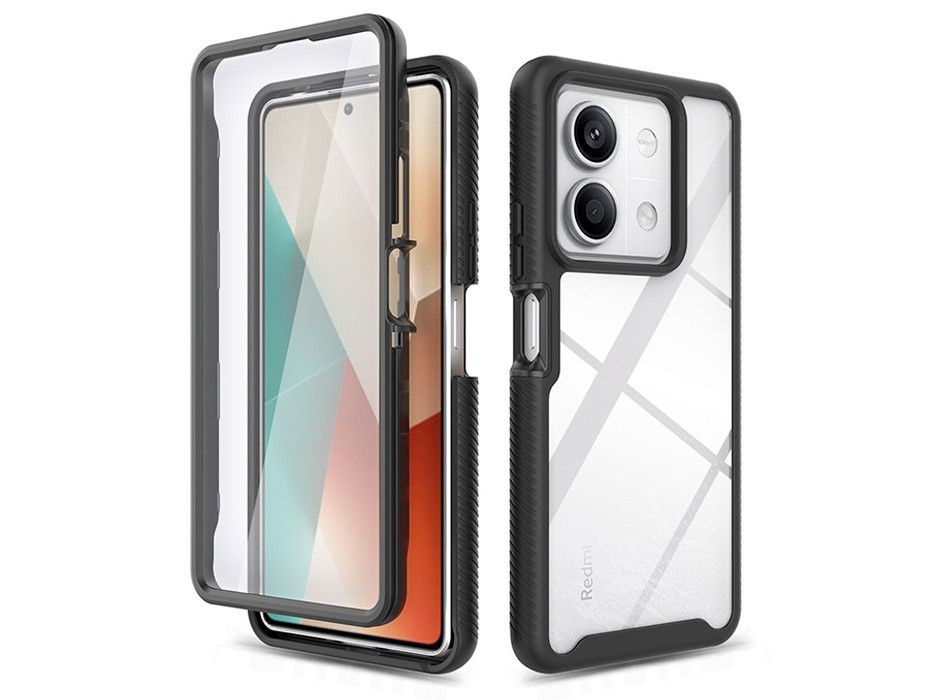 Tech-Protect TP300358 Xiaomi Redmi Note 13 5G Defense360 fekete ütésálló hátlap