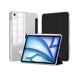 Tech-Protect TP308644 iPad Air 13 (2024) on/off funkcióval fekete-átlátszó tablet tok