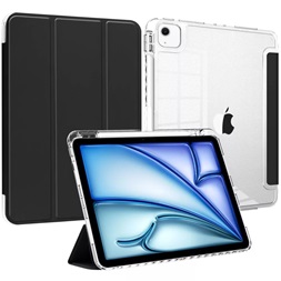 Tech-Protect TP308644 iPad Air 13 (2024) on/off funkcióval fekete-átlátszó tablet tok