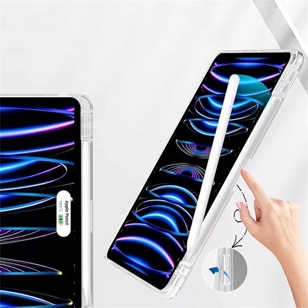 Tech-Protect TP308644 iPad Air 13 (2024) on/off funkcióval fekete-átlátszó tablet tok