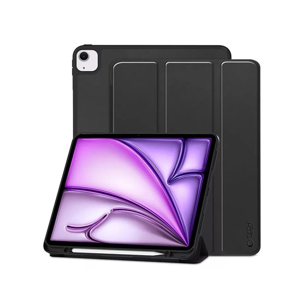 Tech-Protect TP308651 iPad Air 13 (2024) on/off funkcióval fekete tablet tok