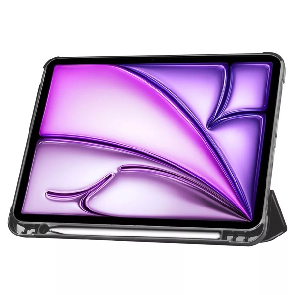 Tech-Protect TP308682 iPad Air 13 (2024) on/off funkcióval Origami fekete tablet tok