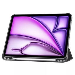 Tech-Protect TP308682 iPad Air 13 (2024) on/off funkcióval Origami fekete tablet tok