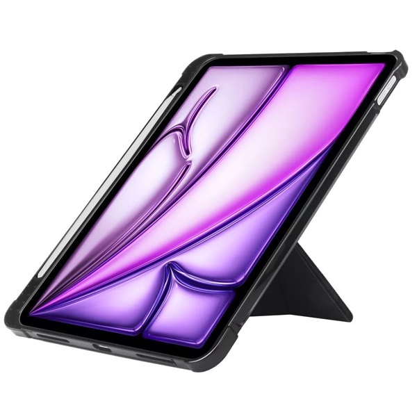Tech-Protect TP308682 iPad Air 13 (2024) on/off funkcióval Origami fekete tablet tok