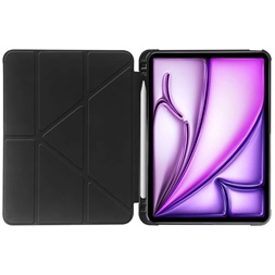 Tech-Protect TP308682 iPad Air 13 (2024) on/off funkcióval Origami fekete tablet tok