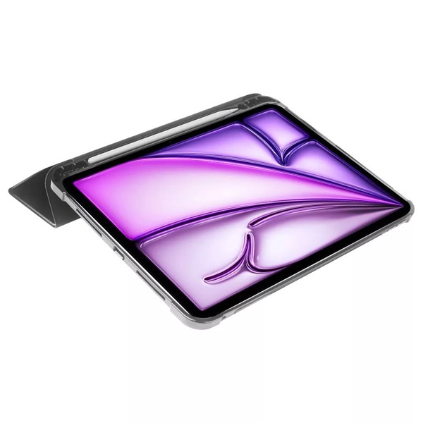 Tech-Protect TP308682 iPad Air 13 (2024) on/off funkcióval Origami fekete tablet tok