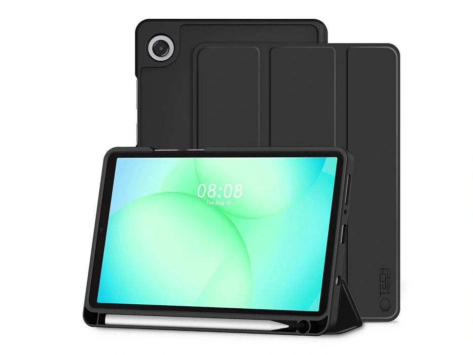 Tech-Protect TP334964 Samsung Galaxy Tab A9/A11 8.7" X110/X115/X133/X135 fekete tablet tok (SC Pen)