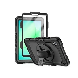 Tech-Protect TP335046 Samsung Galaxy Tab A9/A11 8,7" Solid fekete ütésálló tok kijelzővédővel
