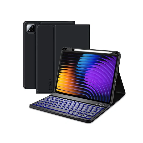 Tech-Protect TP363223 Xiaomi Pad 7/7 Pro 11,2" fekete bill. tablet tok (SC Pen)