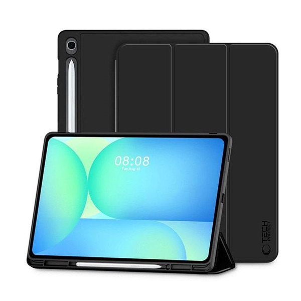 Tech-Protect TP368242 Smart Case Samsung Galaxy Tab S10 FE+ 13.1 fekete tablet tok
