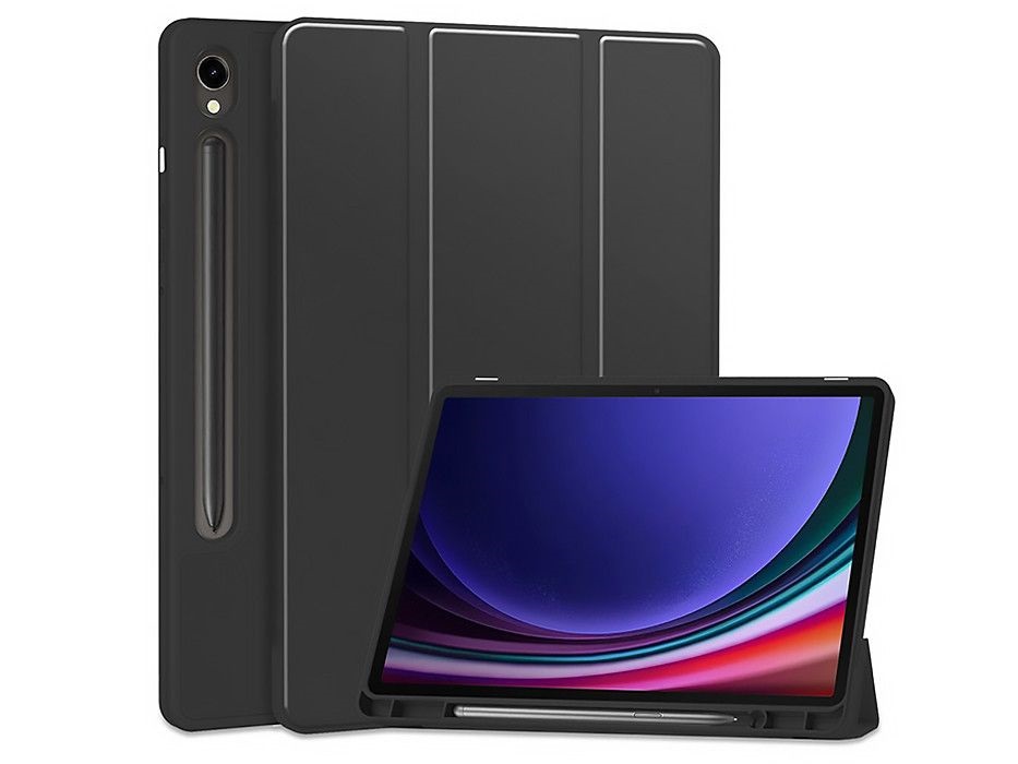 Tech-Protect TP604047 Samsung X710/X716B Galaxy Tab S9 11.0 SmartCase feketet tablet tok Pencil tartóval