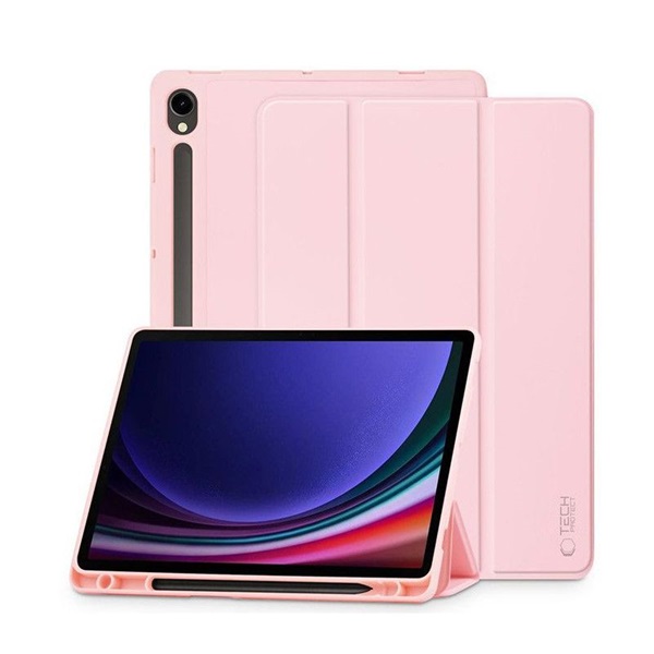 Tech-Protect TP607406 Smart Case Pen Samsung Galaxy Tab S9 11/S9 FE/S10 FE 10.9 pink tablet tok