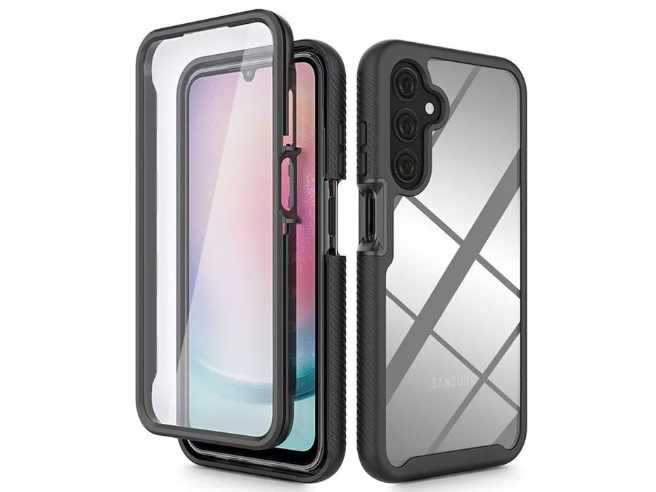 Tech-Protect TP690305 Samsung Galaxy A25 5G Defense360 fekete ütésálló hátlap