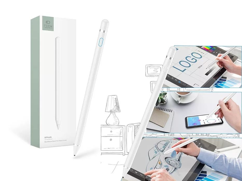 Tech-Protect TP711583 Active Stylus fehér univerzális aktív toll